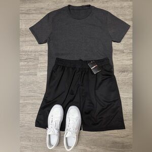 Men's Black Athletic Shorts